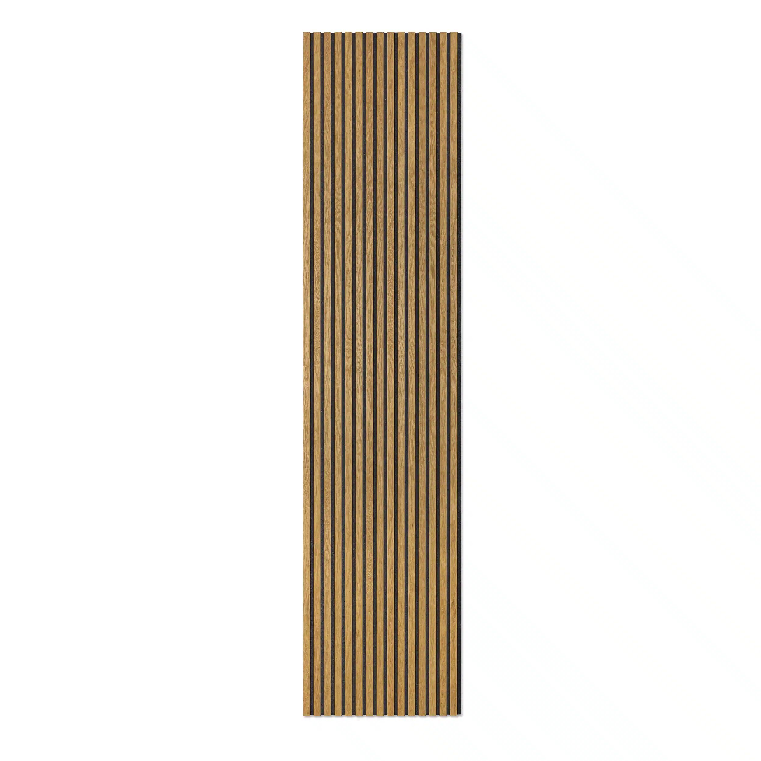 Akustik Paneele Klassische Eiche (Filz schwarz/MDF braun)- 260x60cm – Bild 3