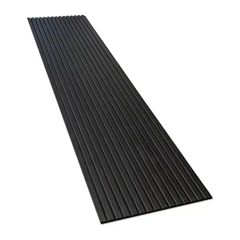 Alternative view of Akustik Paneele Schwarze Eiche (Filz schwarz) - 260x60cm