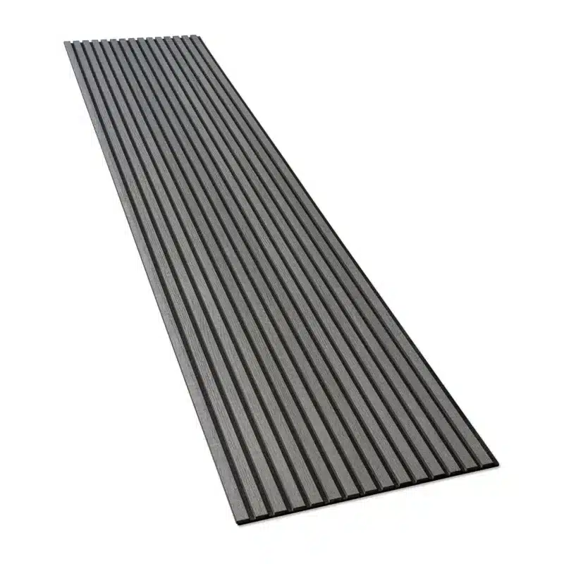 Alternative view of Akustik Paneele Grau (Filz schwarz) – 260x60cm