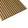 Akustik Paneele Klassische Eiche (Filz schwarz/ MDF schwarz) – 260x60cm