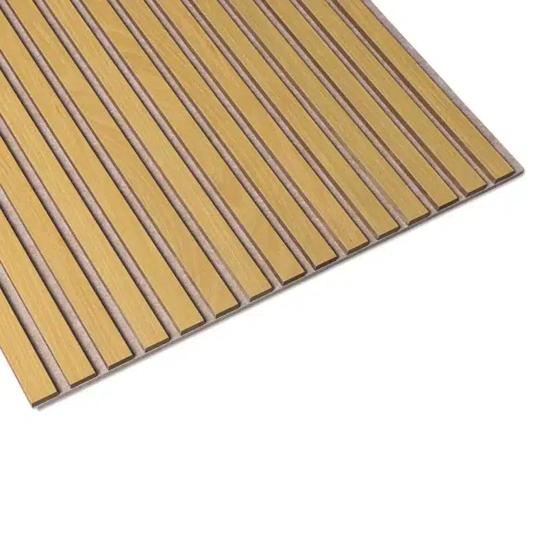 Akustik Paneele Klassische Eiche (Filz creme/ MDF braun) – 260x60cm