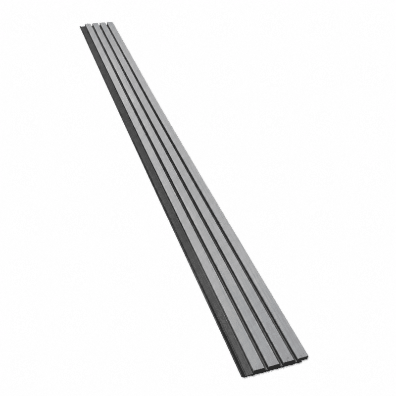 Alternative view of Fassadenverkleidung Komposit - Grau + Schwarz | 2900 x 200 mm