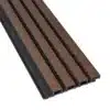 Fassadenverkleidung Komposit - Nussbaum + Schwarz | 2900 x 200 mm