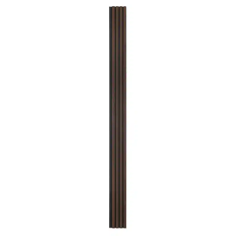 Fassadenverkleidung Komposit - Nussbaum + Schwarz | 2900 x 200 mm – Bild 3