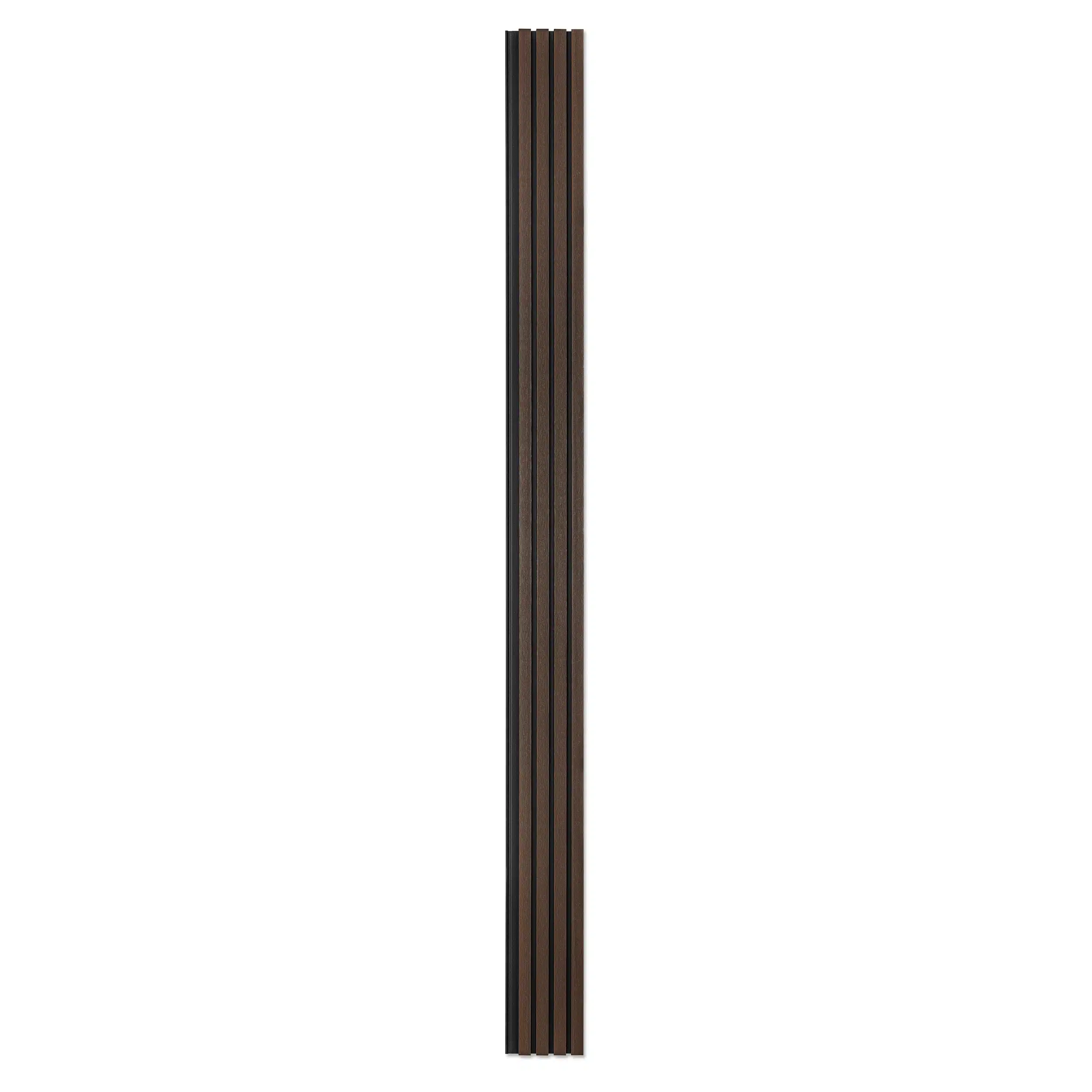 Fassadenverkleidung Komposit - Nussbaum + Schwarz | 2900 x 200 mm – Bild 3