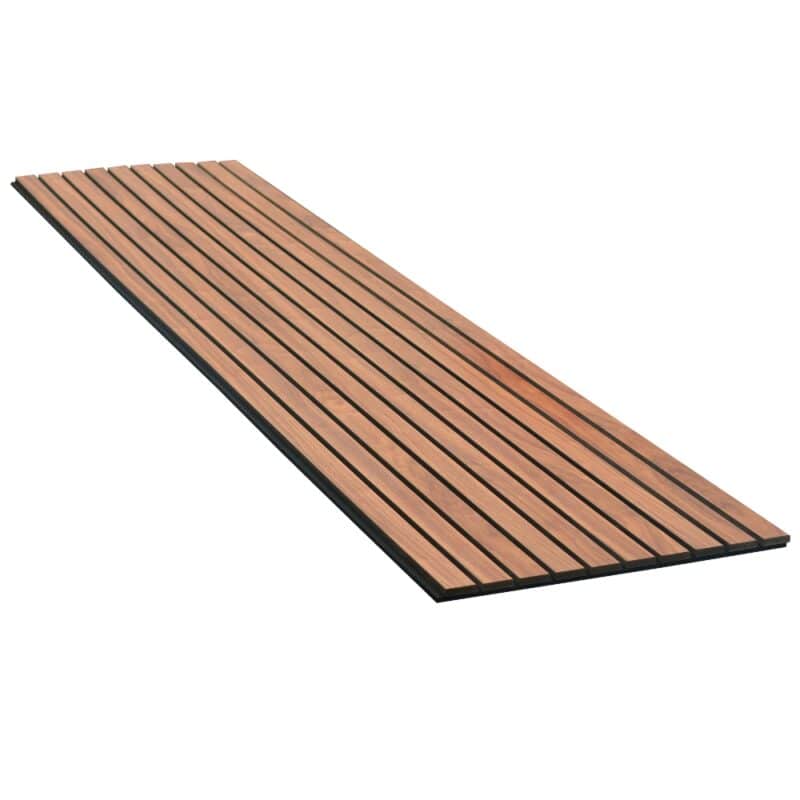 Akustik Paneele Nussbaum breite Lamellen –50mm- 260x60cm – Bild 2