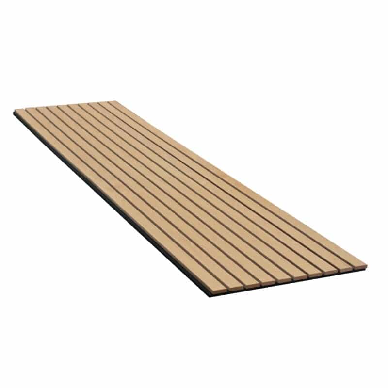 Akustik Paneele Klassische Eiche breite Lamellen –50mm- 260x60cm – Bild 2