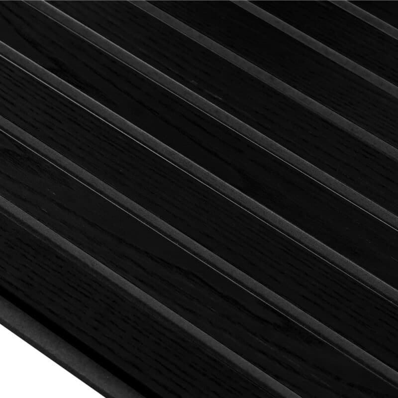 Akustik Paneele Schwarze Eiche breite Lamellen –50mm- 260x60cm