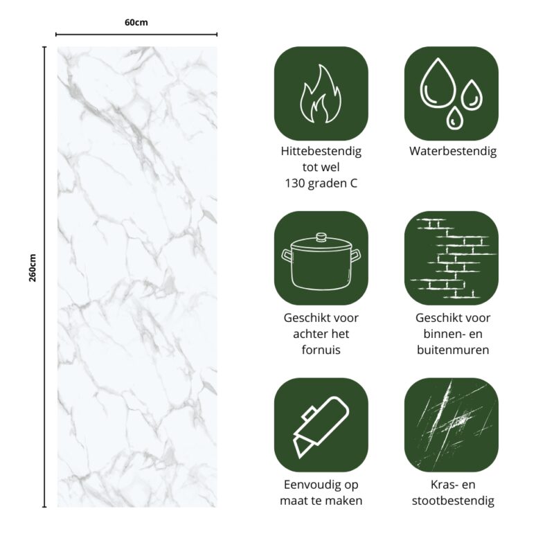 SPC Paneele Marmor Weiss 1