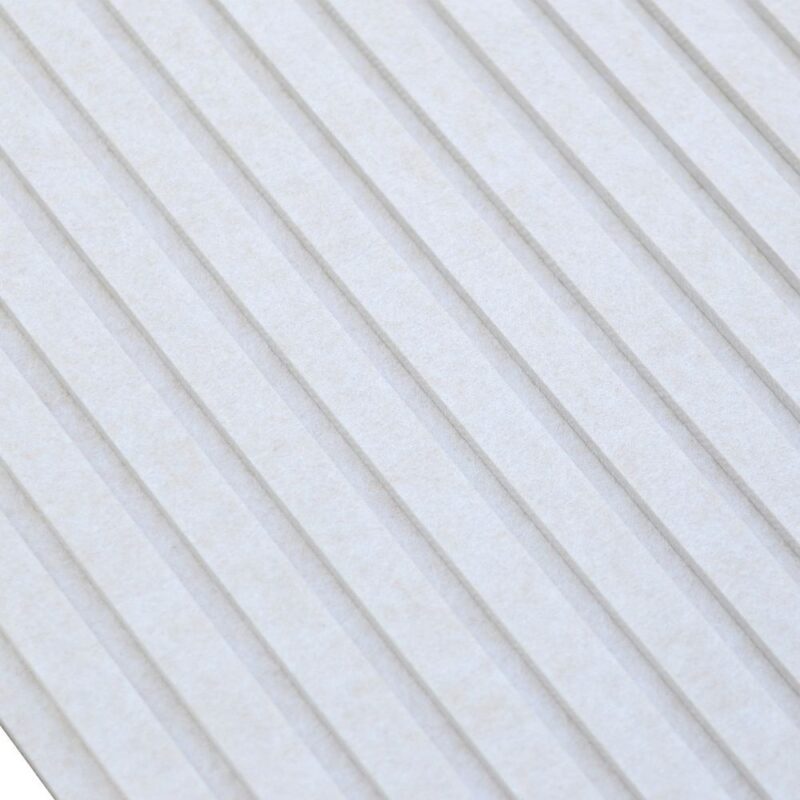 Akupanel - Akustische Wandpaneele - Filz auf Filz Camel - 260x60cm