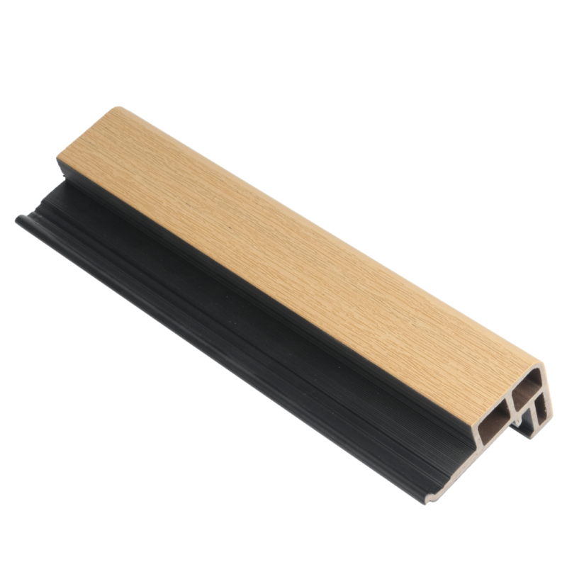 Alternative view of Hochwertige Eckprofil für breite Latten-Fassadenverkleidung Eiche + Schwarz